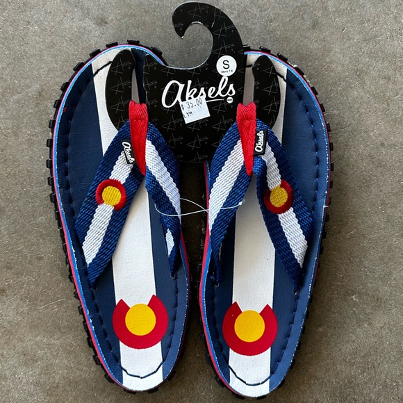 Colorado Flag Aksels Sandal Flip Flop - Picture 4 of 4